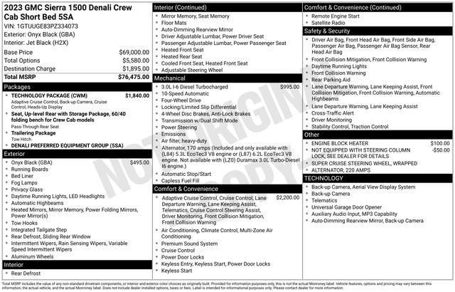 Used 2023 GMC Sierra 1500 Denali w/ Technology Package image 6