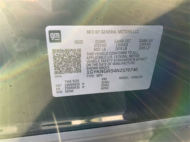 Certified 2022 Cadillac XT5 Sportv w/ LPO, Floor Liner Package image 36