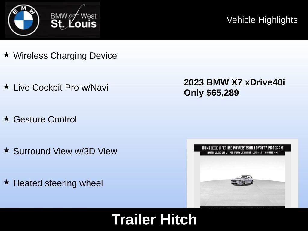 Used 2023 BMW X7 xDrive40i w/ Premium Package image 47