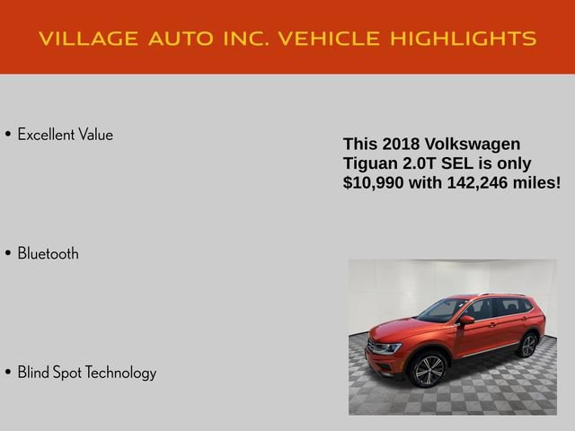 Used 2018 Volkswagen Tiguan SEL AWD/4WD image 14