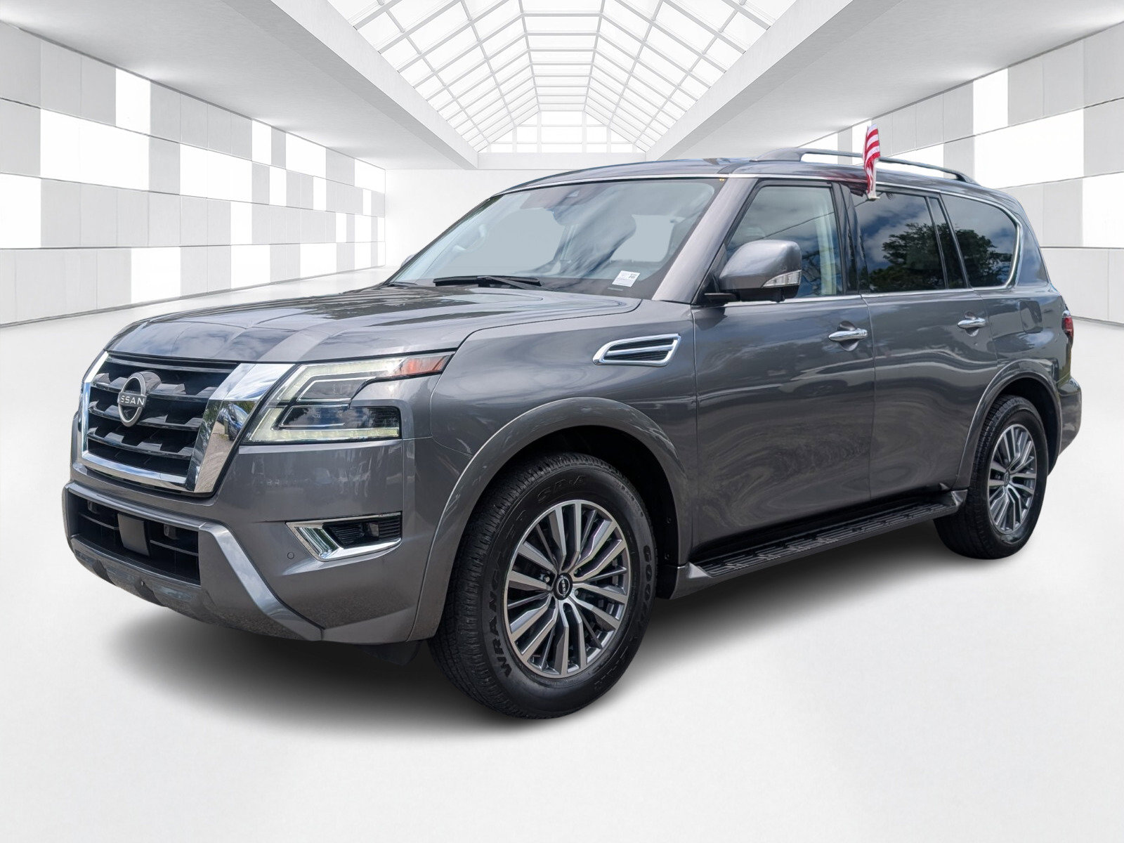 Certified 2023 Nissan Armada SL w/ Captain's Chairs Package RWD image 3