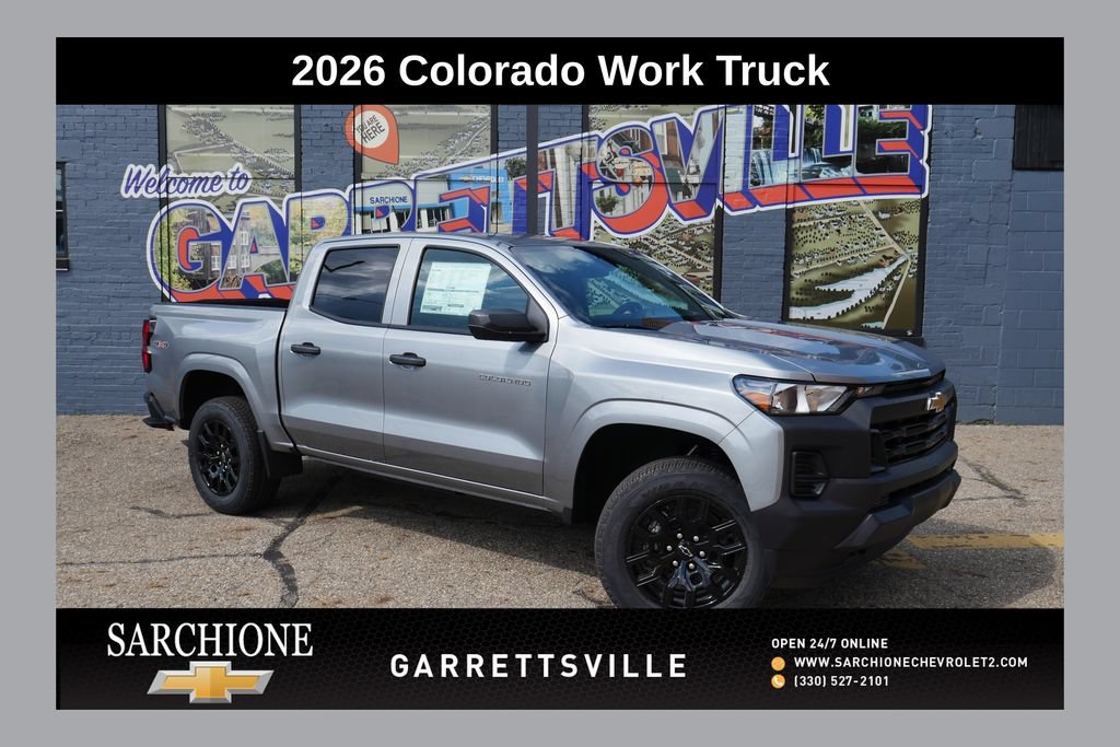 New 2026 Chevrolet Colorado W/T w/ WT Custom Package
