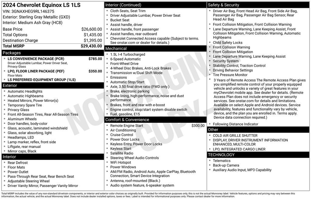 Used 2024 Chevrolet Equinox LS w/ LS Convenience Package FWD image 29
