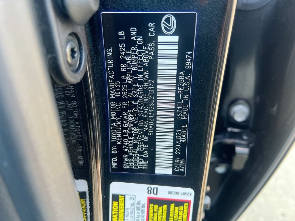 Certified 2025 Lexus ES 350 w/ Premium Package FWD image 22