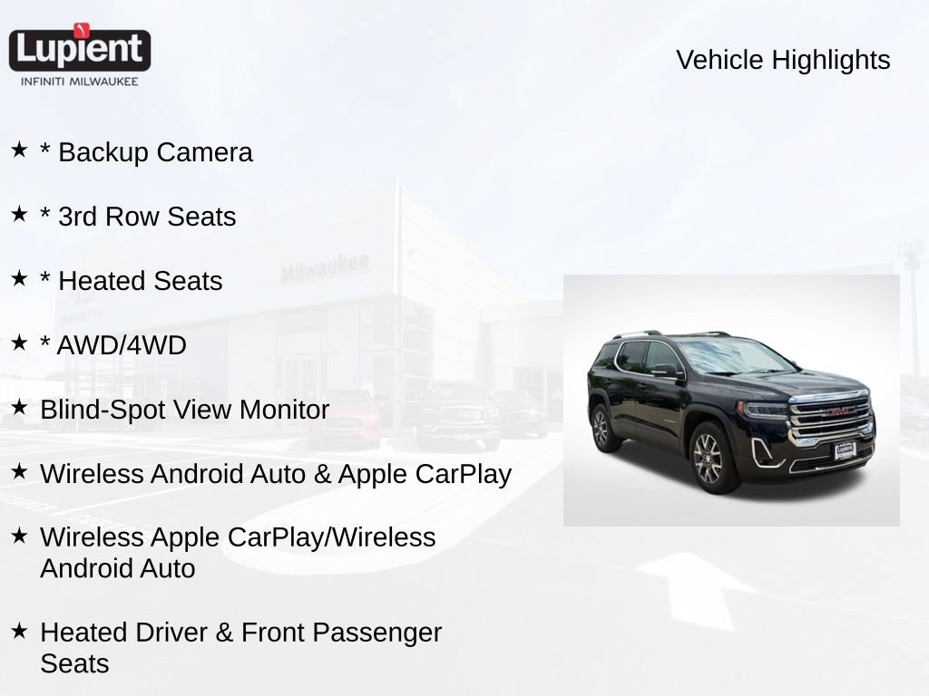 Used 2023 GMC Acadia SLT AWD/4WD image 2