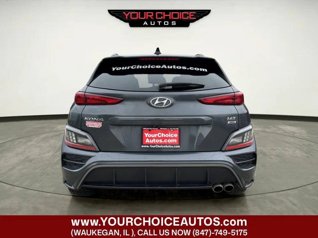 Used 2022 Hyundai Kona N Line w/ Tech Package AWD/4WD image 4