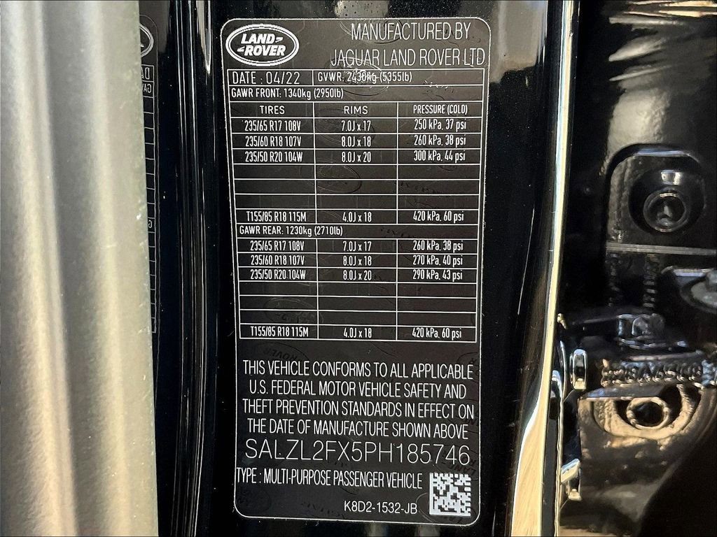 Used 2023 Land Rover Range Rover Evoque R-Dynamic SE AWD/4WD image 19