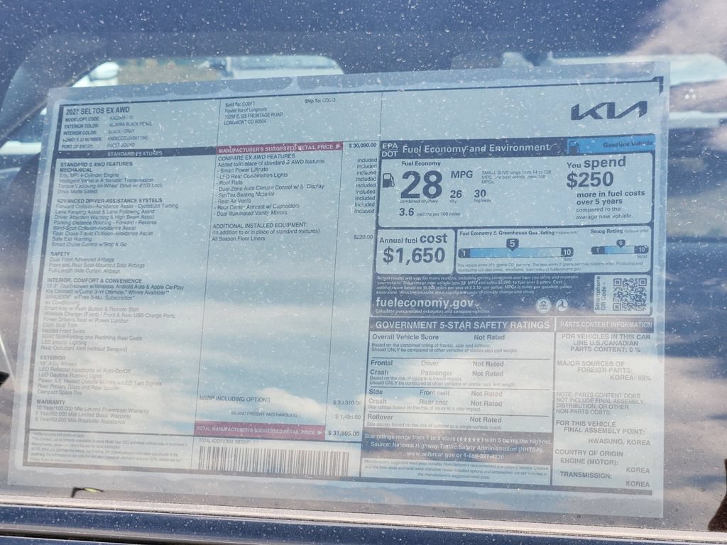 New 2027 Kia Seltos EX AWD/4WD image 24