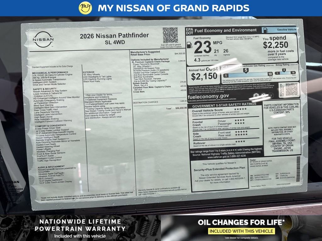 New 2026 Nissan Pathfinder SL image 24