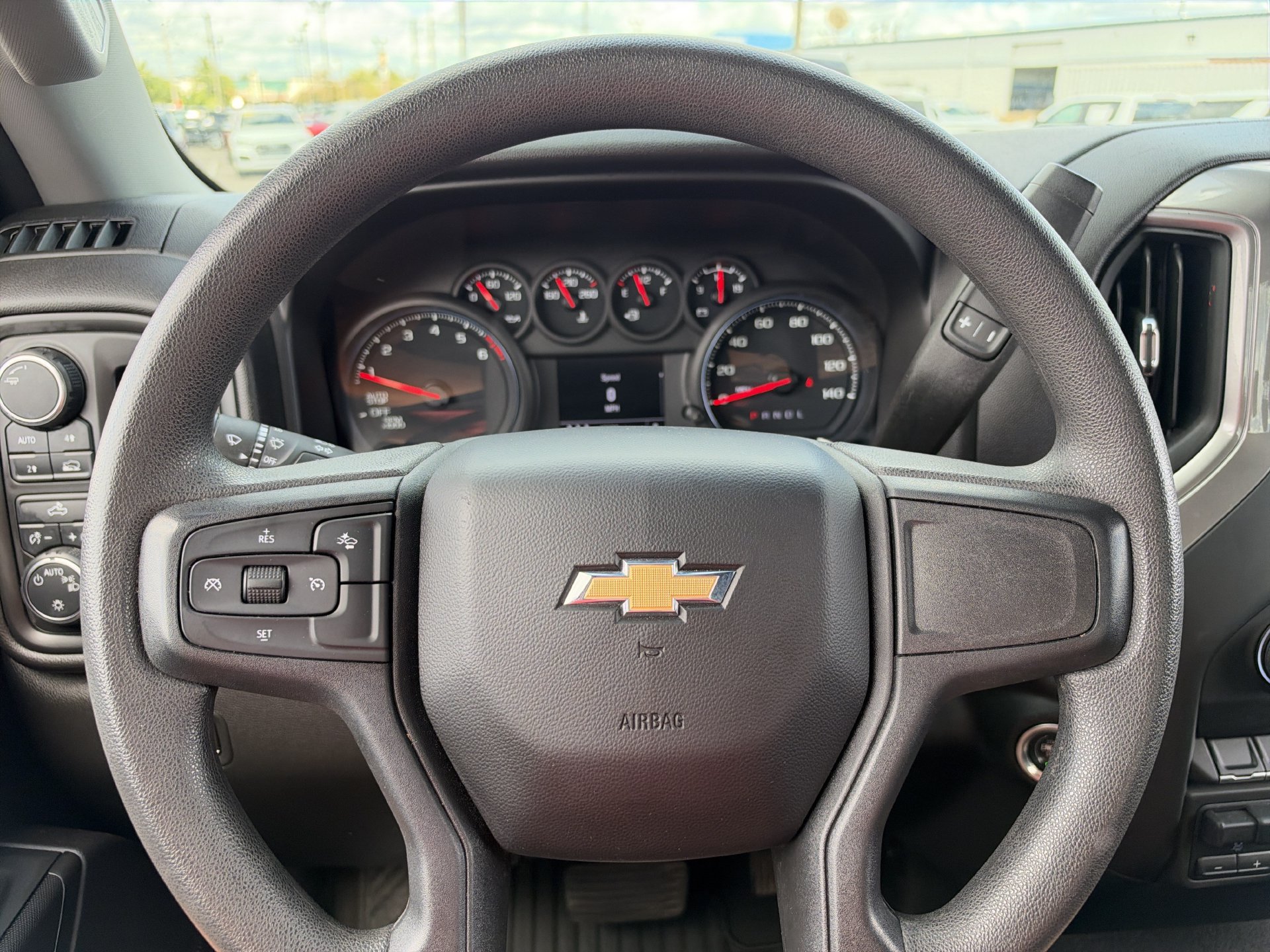 Used 2024 Chevrolet Silverado 1500 Custom w/ Turbomax Blackout Package AWD/4WD image 13