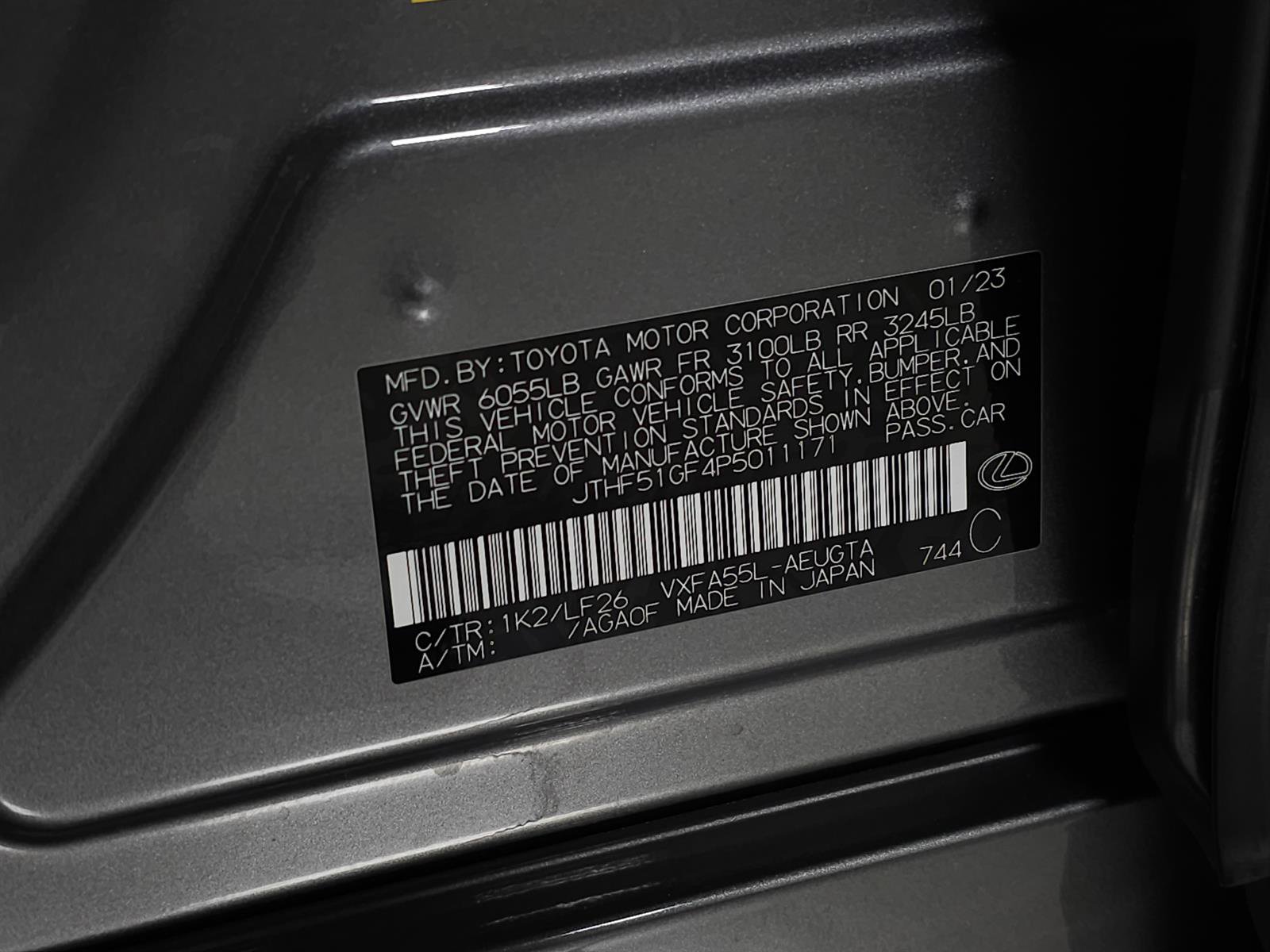 Certified 2023 Lexus LS 500 F Sport w/ Accessory Package (Z2) image 36