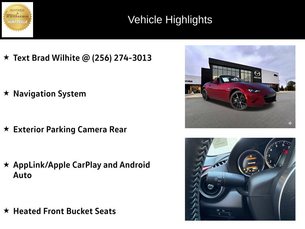 Certified 2024 MAZDA MX-5 Miata Grand Touring RWD image 7
