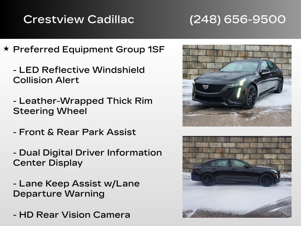 Certified 2022 Cadillac CT5 V w/ Premium Package image 9