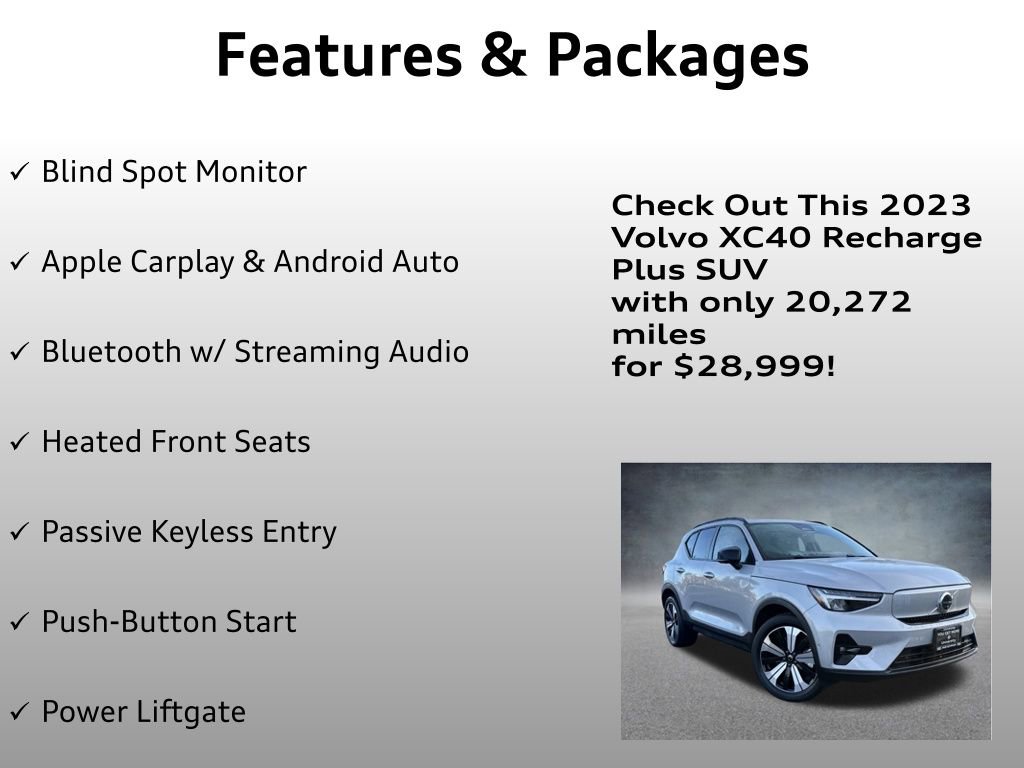 Used 2023 Volvo XC40 Recharge Plus image 8