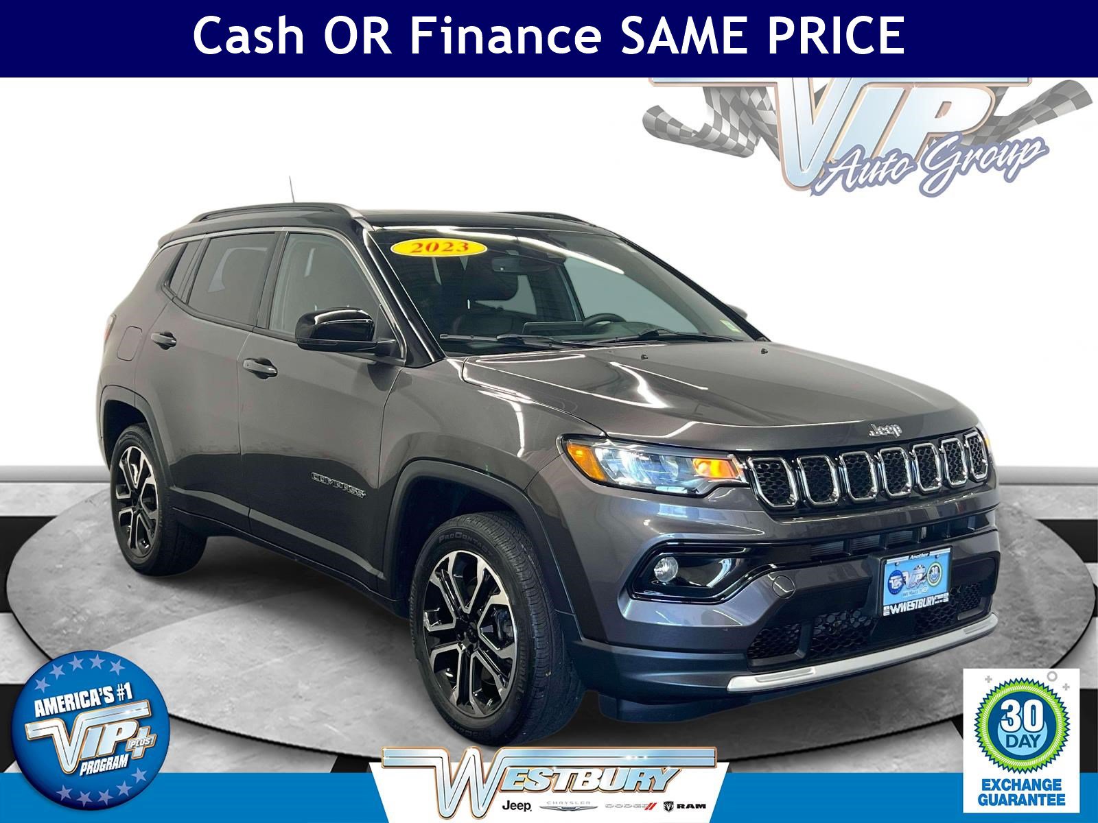 Certified 2023 Jeep Compass Limited w/ Sun and Sound Group