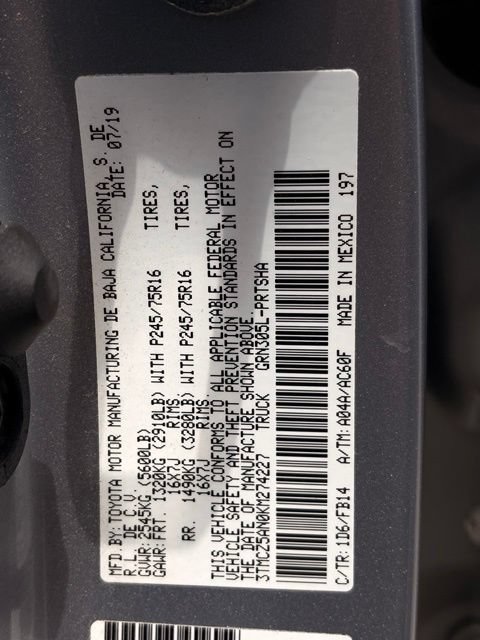 Used 2019 Toyota Tacoma SR AWD/4WD image 32