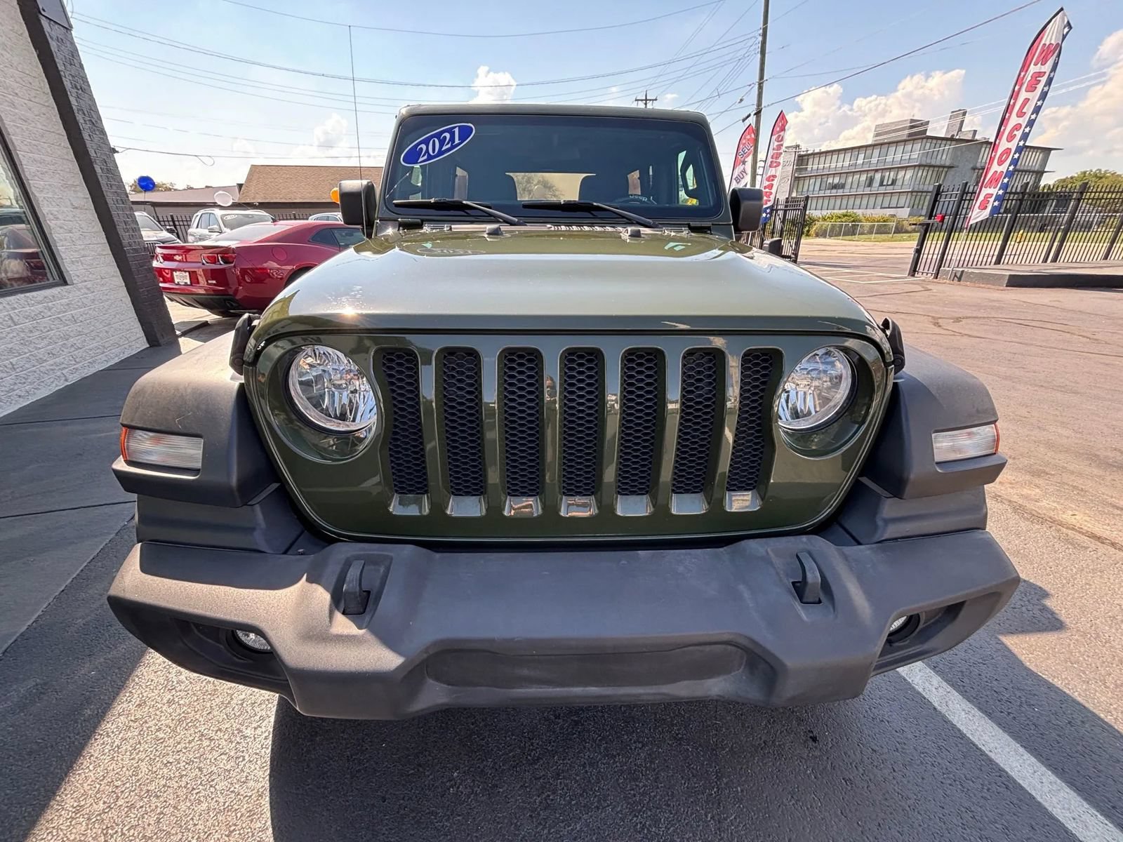 Used 2021 Jeep Wrangler Unlimited Sport AWD/4WD image 2