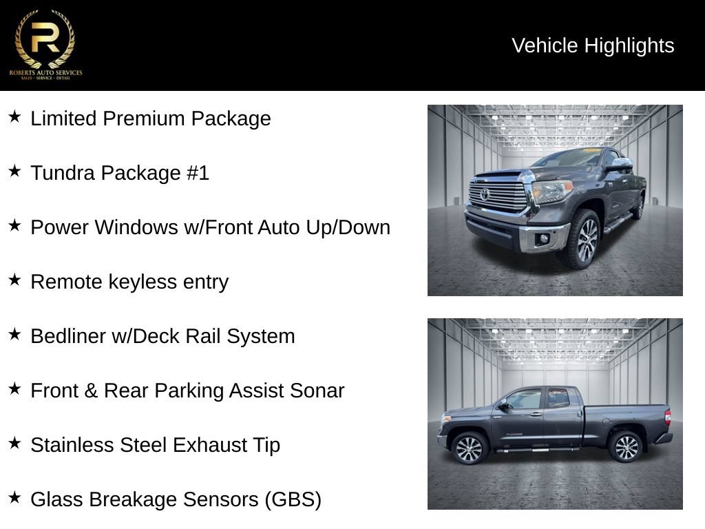Used 2016 Toyota Tundra Limited w/ Tundra Package #1 AWD/4WD image 10