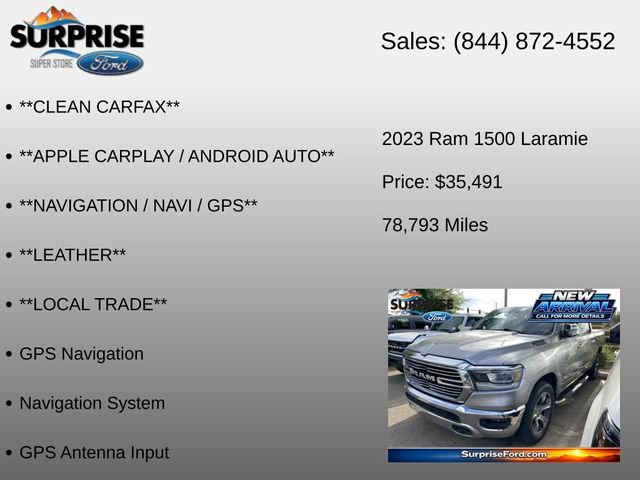 Used 2023 RAM 1500 Laramie AWD/4WD image 18