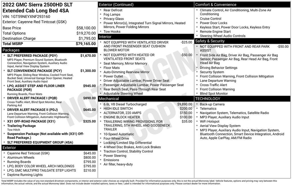 Certified 2022 GMC Sierra 2500 SLT w/ SLT Preferred Package AWD/4WD image 23