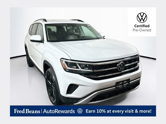 Certified 2023 Volkswagen Atlas SE w/ Black Wheel Package