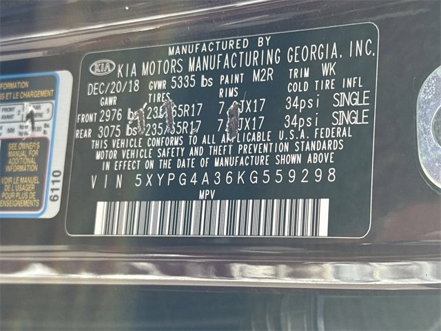 Used 2019 Kia Sorento LX w/ LX Convenience Package image 32