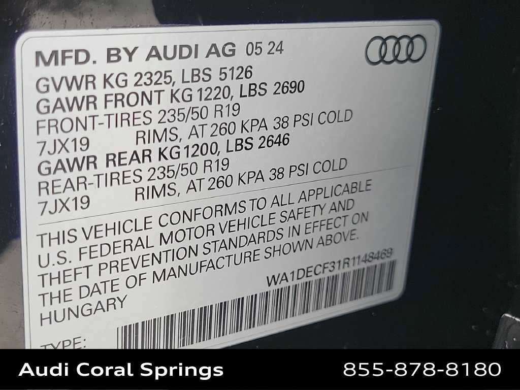 Certified 2024 Audi Q3 2.0T Premium AWD/4WD image 29