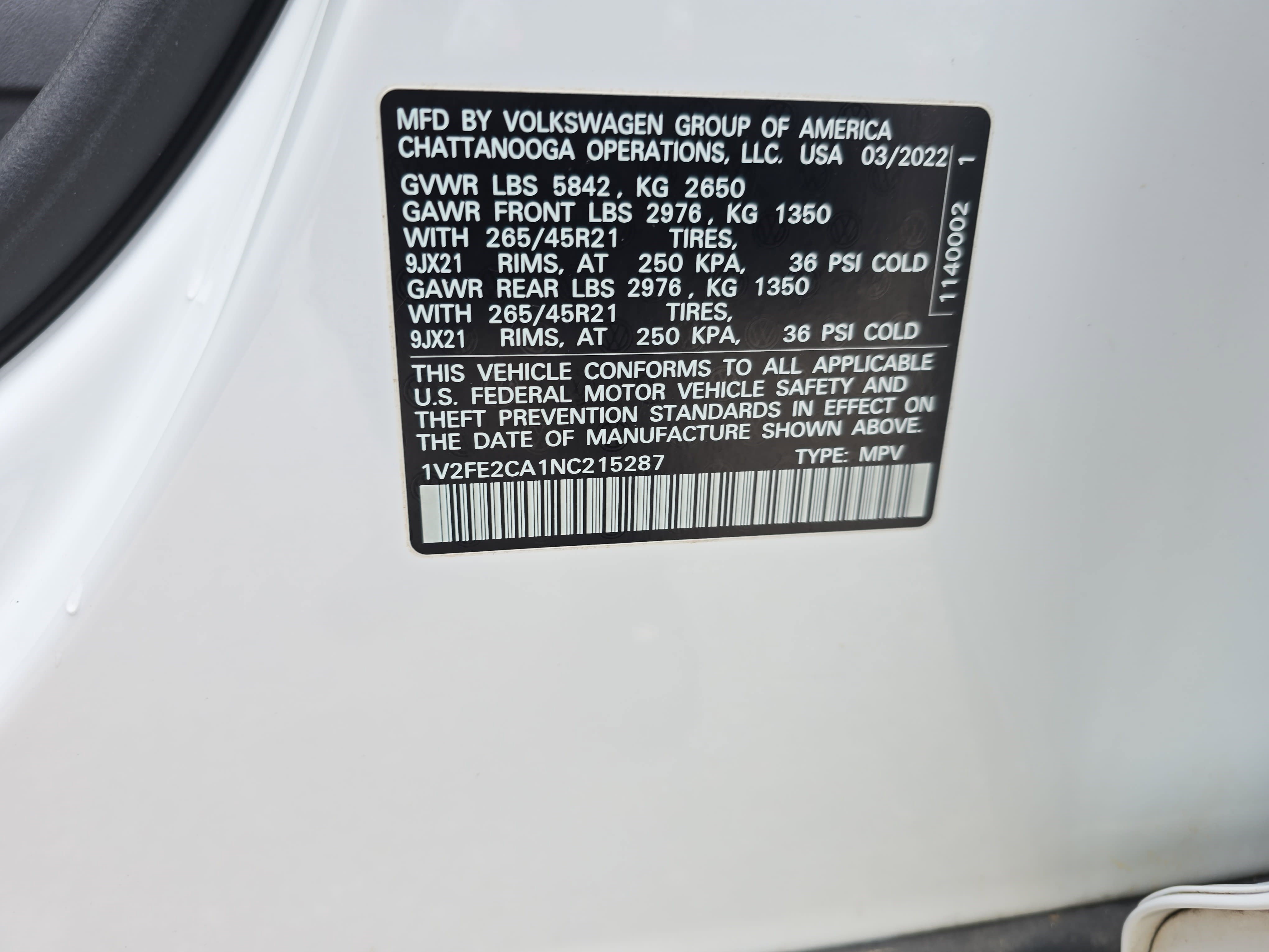 Used 2022 Volkswagen Atlas Cross Sport SEL Premium R-Line image 34