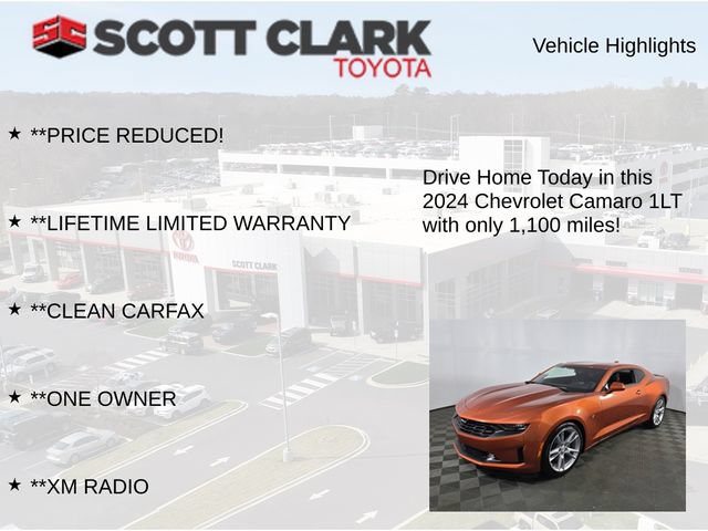 Used 2024 Chevrolet Camaro LT w/ RS Package RWD image 13