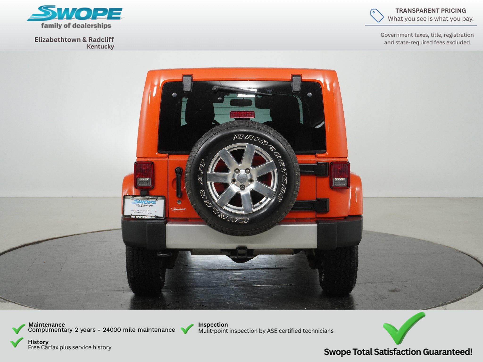 Used 2015 Jeep Wrangler Unlimited Sahara w/ Dual Top Group AWD/4WD image 4