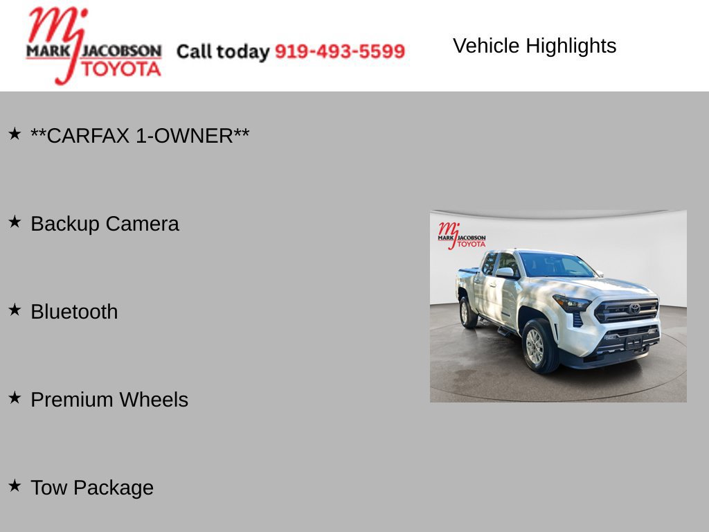 Used 2025 Toyota Tacoma SR5 w/ SR5 Upgrade Package RWD image 6