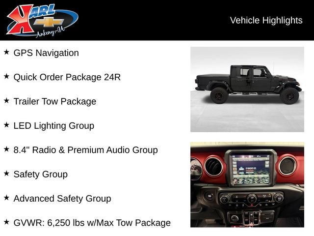 Used 2021 Jeep Gladiator Rubicon AWD/4WD image 2