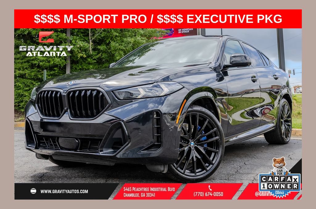 Used 2024 BMW X6 xDrive40i w/ Executive Package AWD/4WD image 1