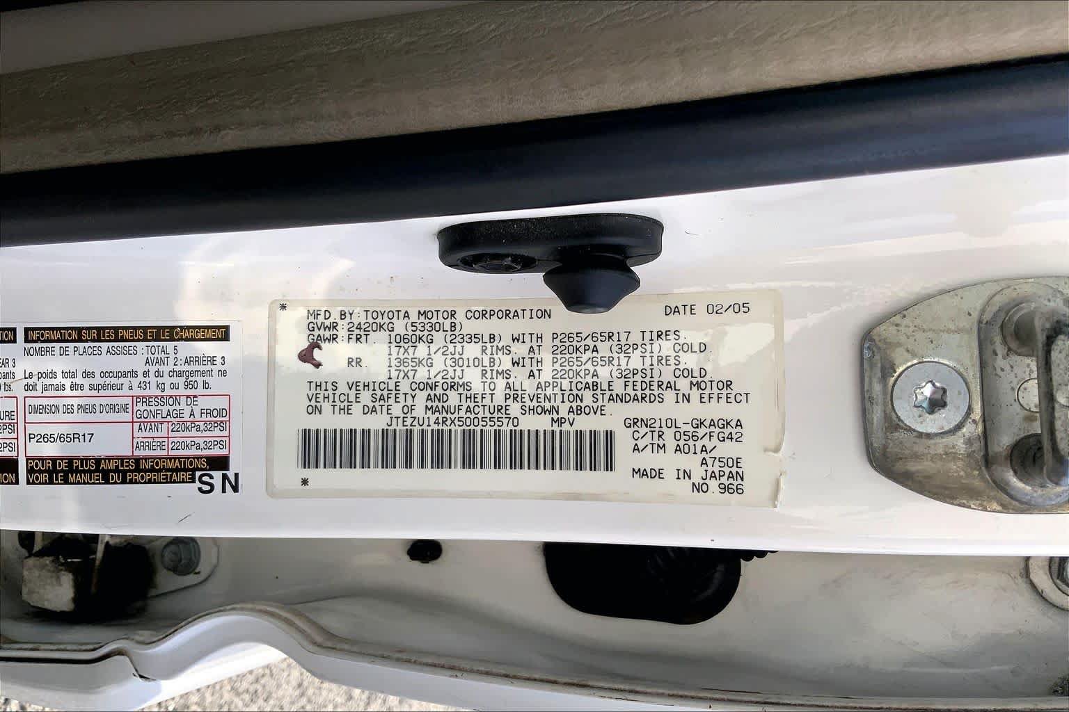 Used 2005 Toyota 4Runner SR5 RWD image 34