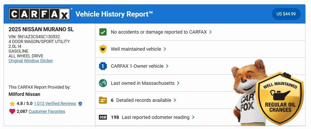 Used 2025 Nissan Murano SL w/ Cargo Package image 37