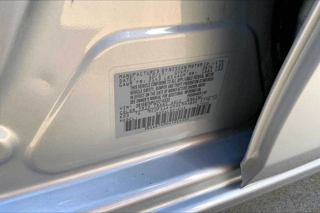 Used 2018 Nissan Sentra S FWD image 31