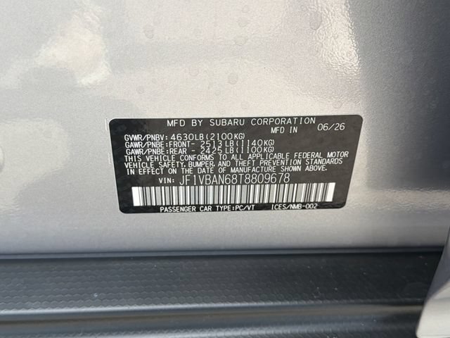 New 2026 Subaru WRX Limited AWD/4WD image 25