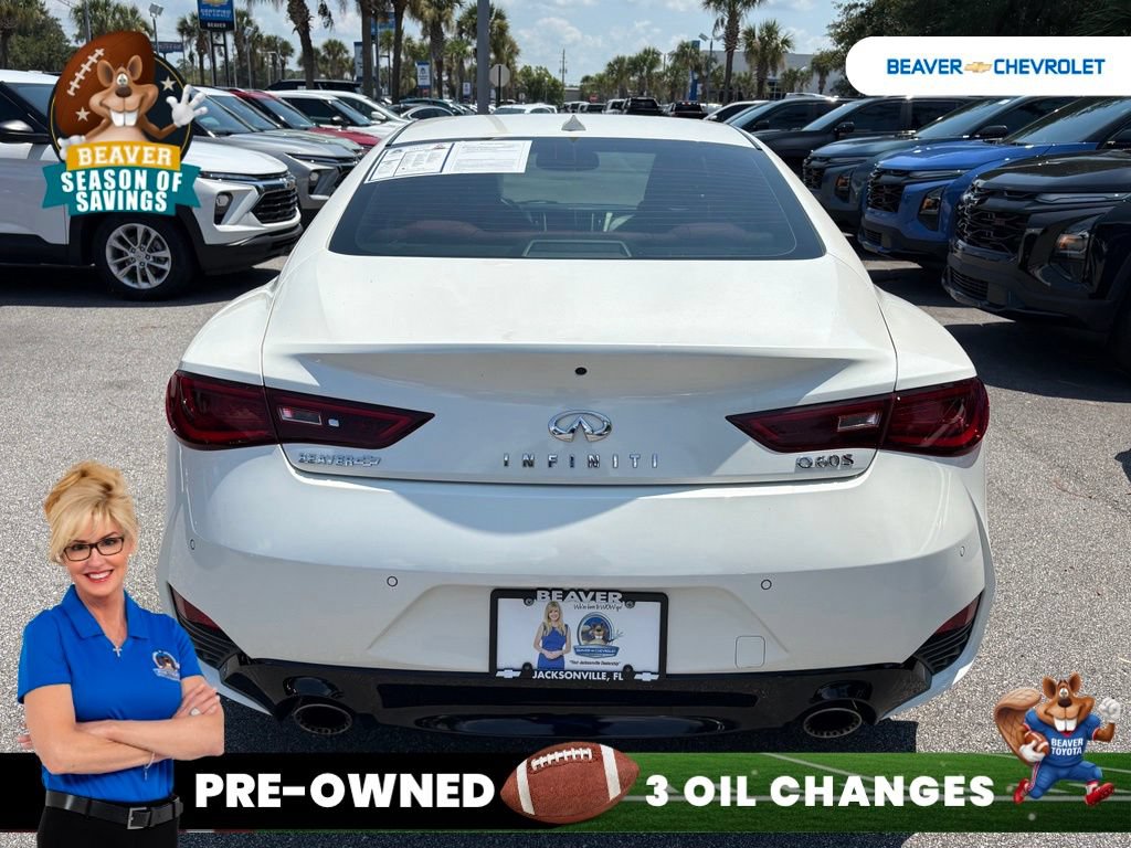 Used 2017 INFINITI Q60 Red Sport 400 RWD image 6