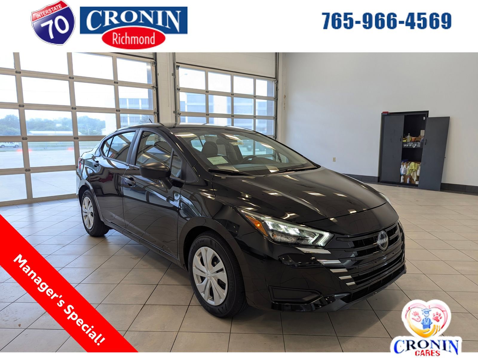 New 2025 Nissan Versa S w/ Trunk Package