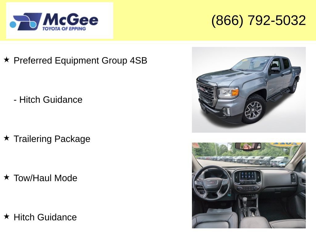 Used 2022 GMC Canyon AT4 w/ Trailering Package AWD/4WD image 8