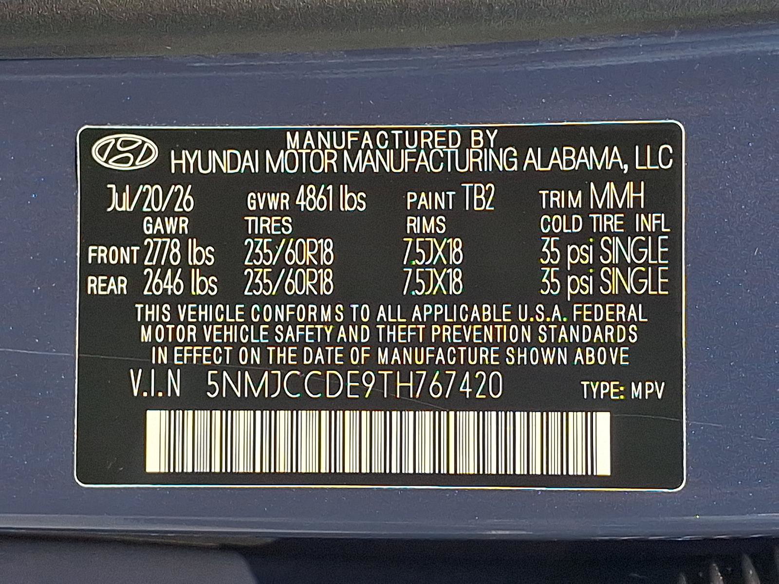 New 2026 Hyundai Tucson SEL AWD/4WD image 18