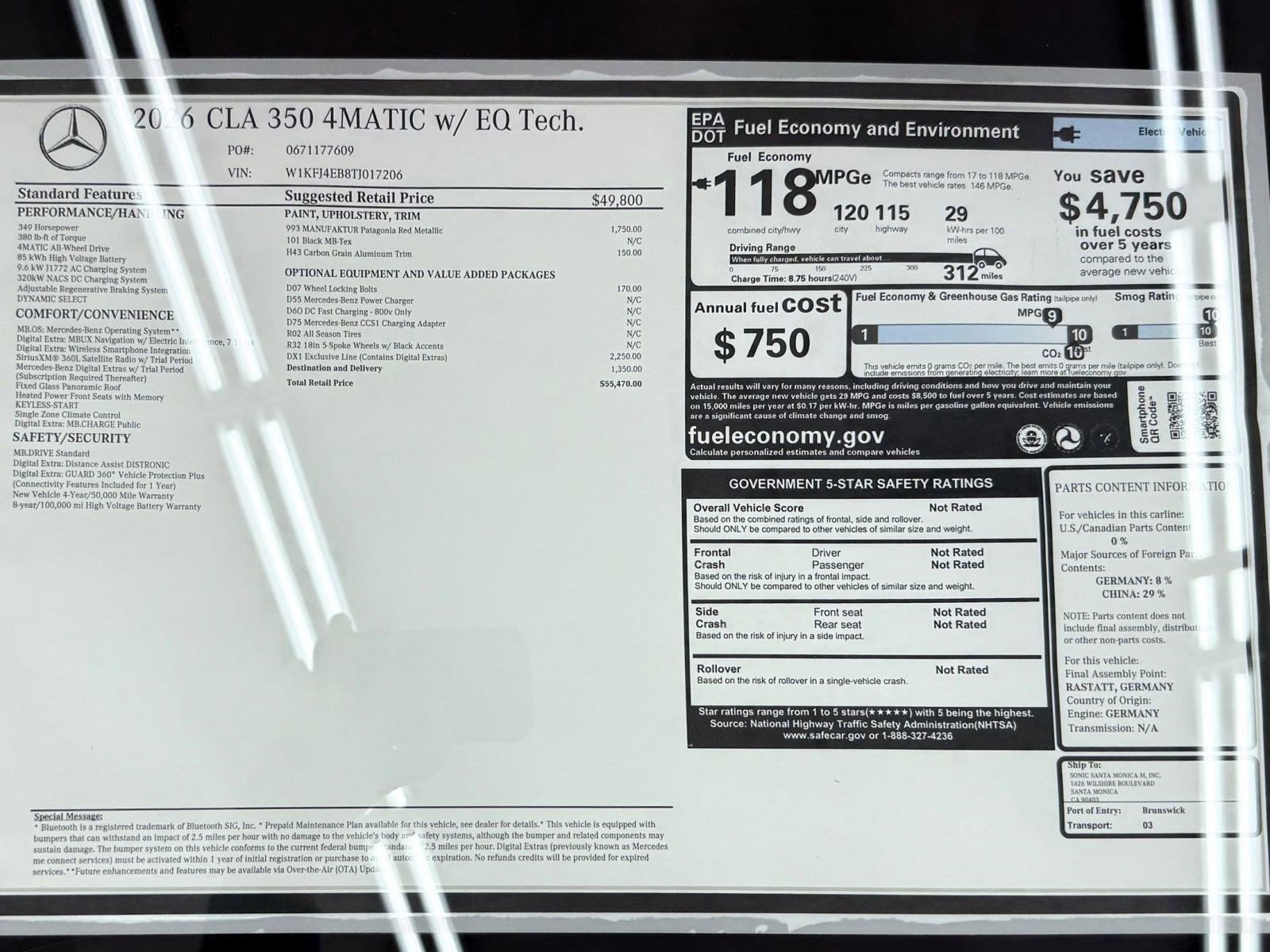 New 2026 Mercedes-Benz CLA 350 image 33