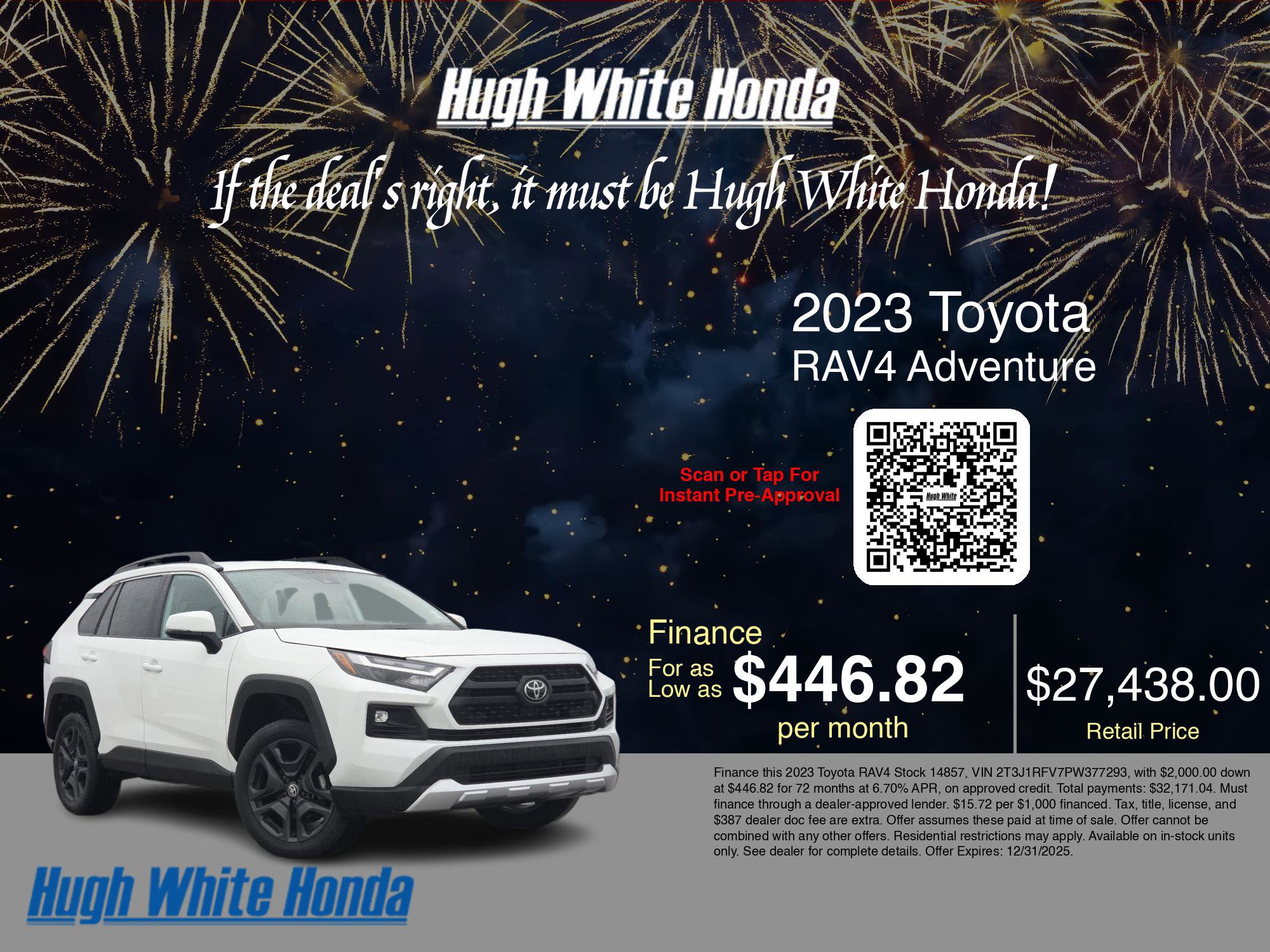 Used 2023 Toyota RAV4 Adventure image 3