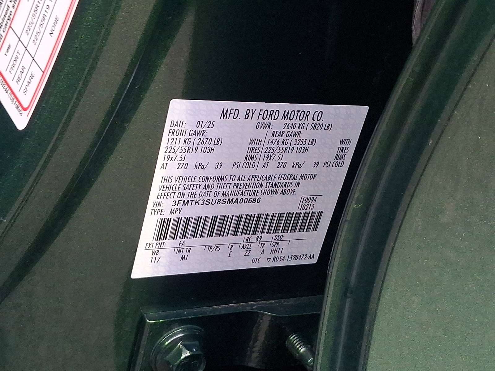 Certified 2025 Ford Mustang Mach-E Premium w/ Sport Appearance Package image 27