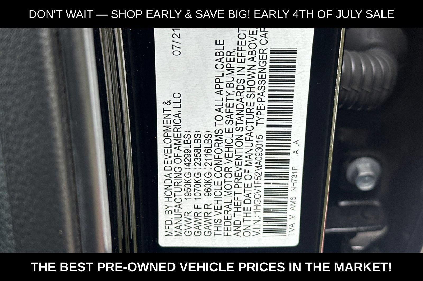Used 2021 Honda Accord EX-L image 40