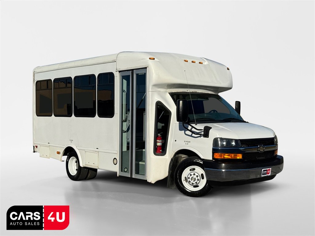 Used 2015 Chevrolet Express 3500 w/ Shuttle Bus Package