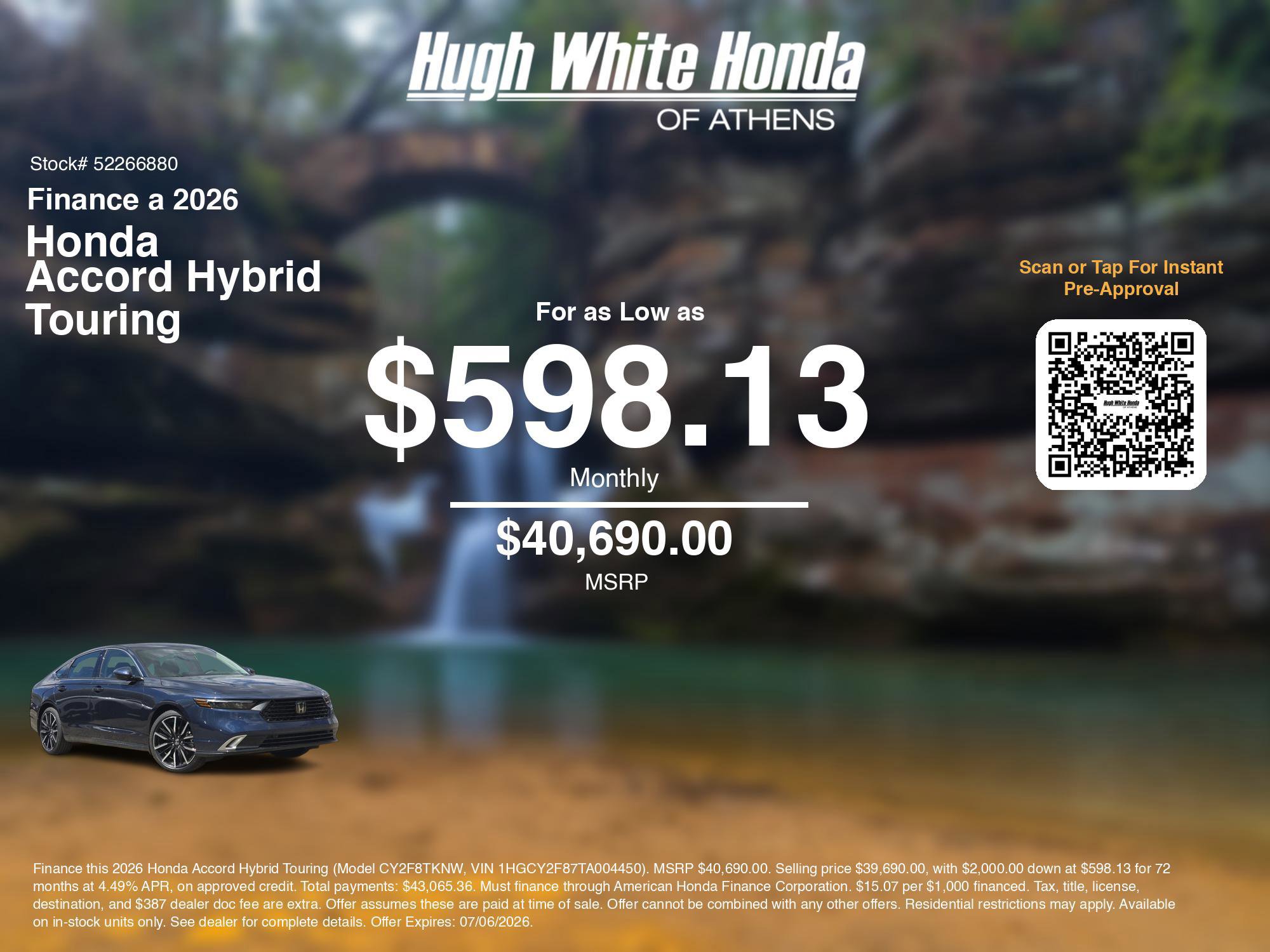 New 2026 Honda Accord Touring image 7