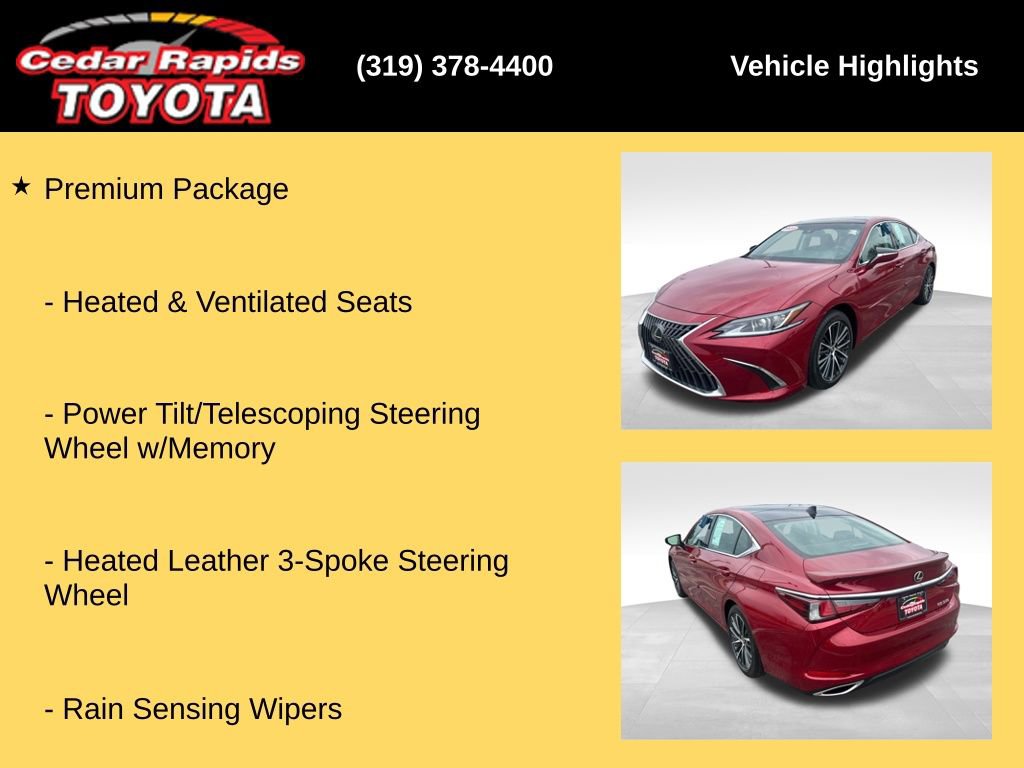 Used 2023 Lexus ES 350 w/ Premium Package FWD image 33