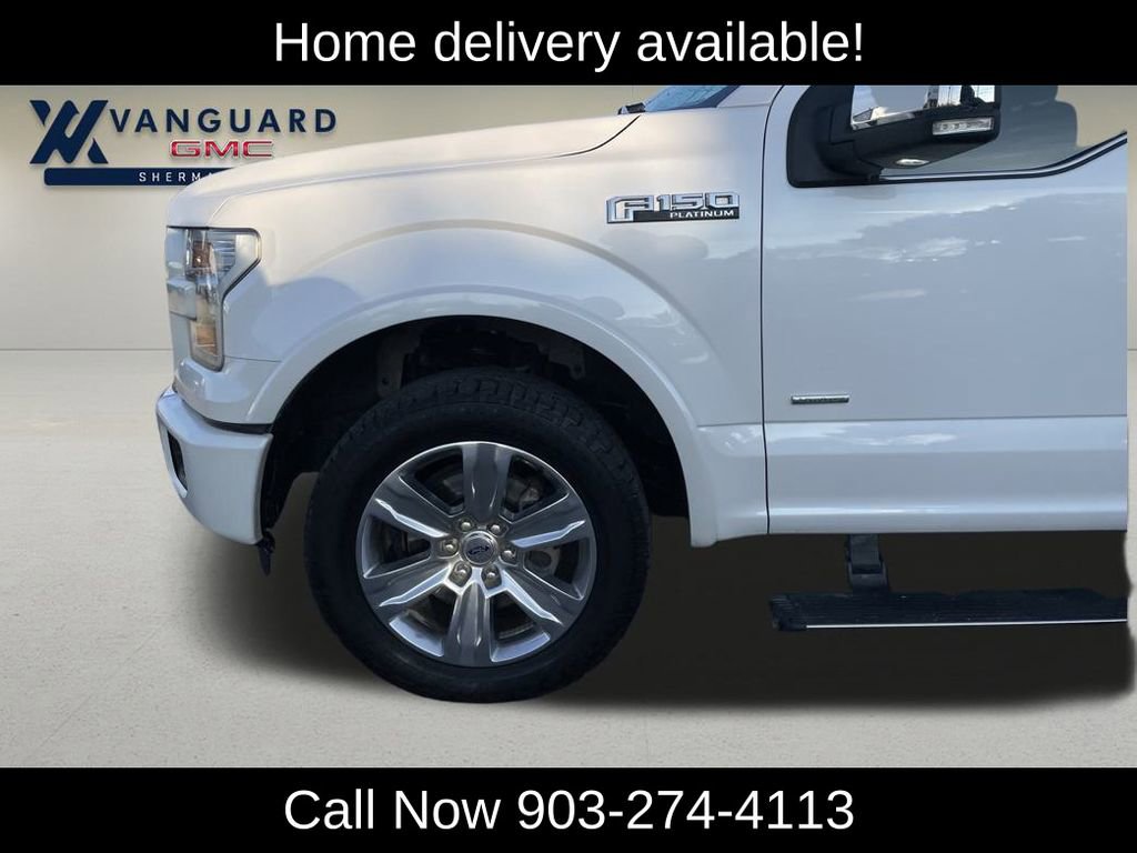 Used 2015 Ford F150 Platinum w/ Max Trailer Tow Package image 28