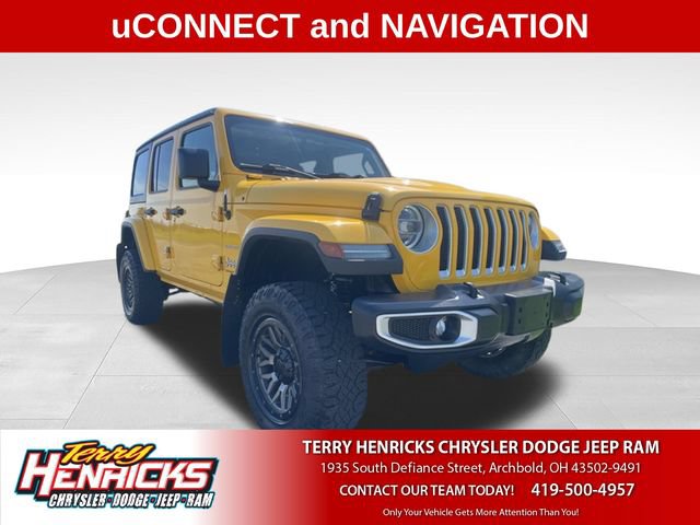 Used 2021 Jeep Wrangler Unlimited Sahara w/ Uconnect 4C Nav & Sound Group AWD/4WD 360° Tour